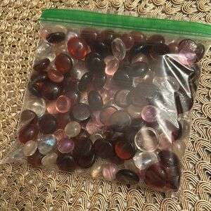 Mixed Glass Gemstones
